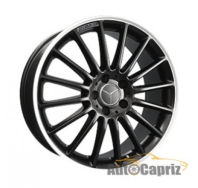 Диски Replica Mercedes MR724 MBLP R19 W8 PCD5x112 ET45 DIA66.6  